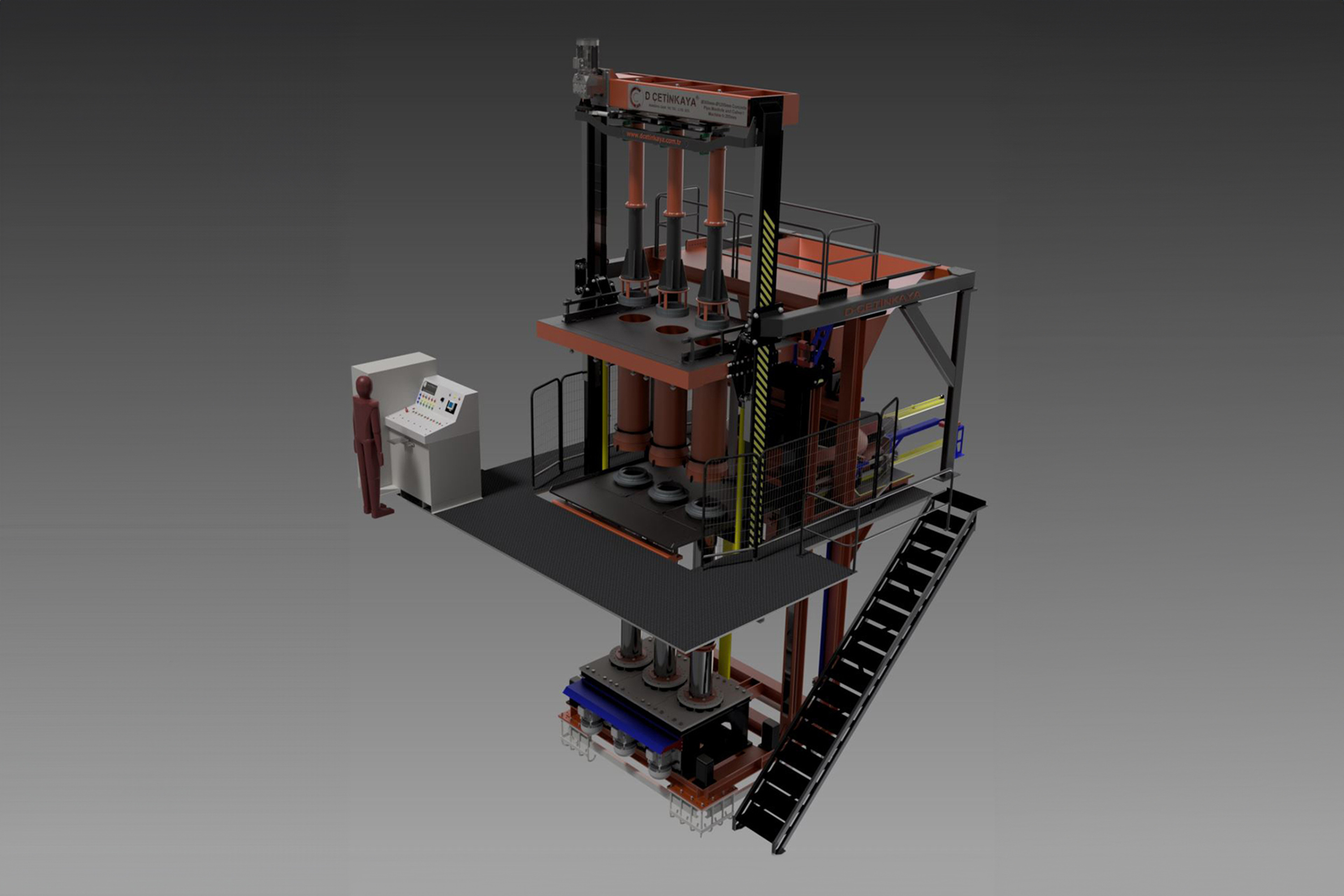 300 mm - 1200 mm Concrete Pipe Machine